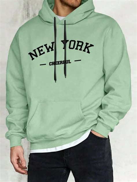 Manfinity Homme Men's Spring And Autumn Letter Printed Drawstring ...