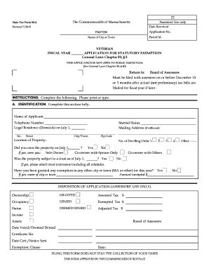 Fillable Online State Tax Form 96-4 Date - Paxton Massachusetts Fax ...