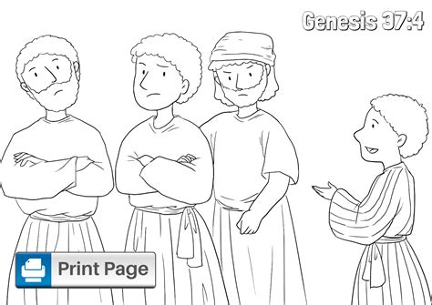 63 joseph and his brothers coloring page