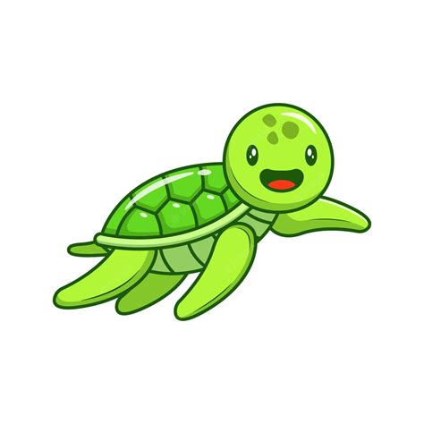 Cute Baby Turtle Clipart