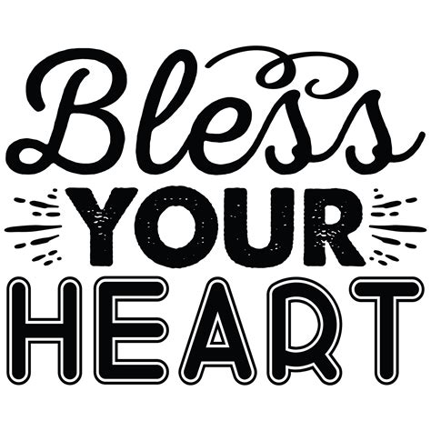 bless your heart 29238658 Vector Art at Vecteezy