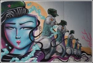 Girl with Pigeon Paper Print - Abstract posters in India - Buy art ...