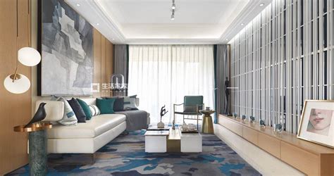 名城紫金轩103平米三居室现代装修案例