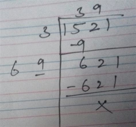 square root of 1521 in full method - Brainly.in