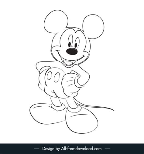 Mickey mouse head silhouette free vector vectors free download graphic ...