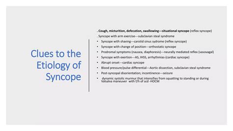 APPROACH TO SYNCOPE ,DIAGNOSIS AND MANAGEMENT | PPTX
