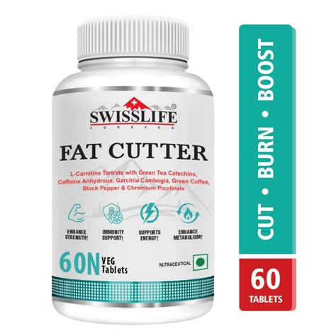 SwissLife Forever Fat Cutter Tablets | Blend of Extract, L-Carnitine T ...