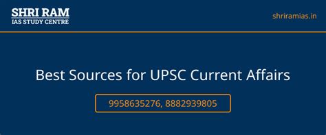 Best Sources for UPSC Current Affairs | Best IAS Coaching in Delhi ...