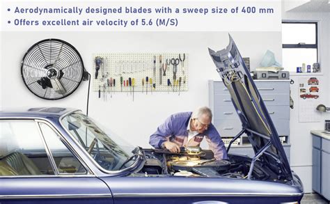 Ravi Cabin Hi-Speed Fan 400mm (Glossy Black) : Amazon.in: Home & Kitchen