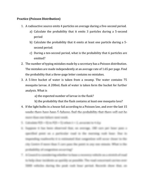 Image result for Poisson Distribution Word Problems