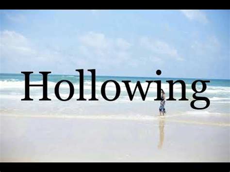 Hollowed - YouTube