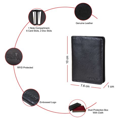 Sassora | Premium Leather RFID Vertical Card Holder for Men (Black)