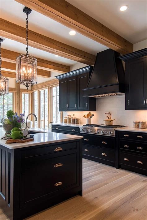 Kitchen Design Ideas Black And Wood