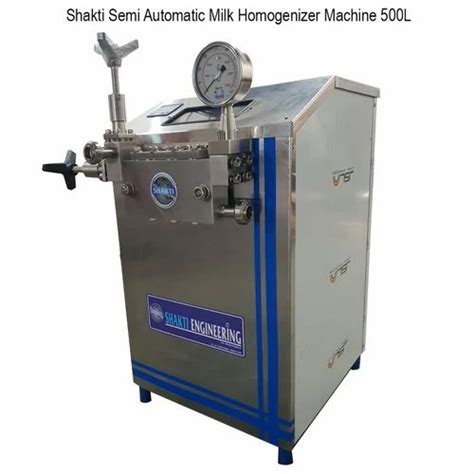 Milk Homogenizer Machine - Shakti 6.5 HP Semi Automatic Milk ...