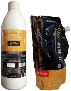 MATRIX Opti. Conditioning Cream Neutralizer + Straightening Cream Price ...