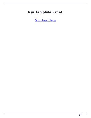 Fillable Online 21 Best KPI Dashboard Excel Template Samples for Free ...