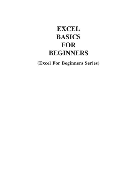 Image result for Excel Basics for Beginners
