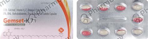 Buy Gemset K27 Strip Of 10 Capsules Online at Flat 15% OFF | PharmEasy