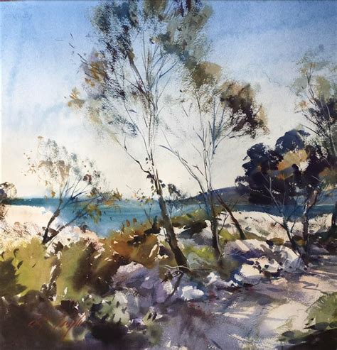 Pin by FAYE DIGNAM on David Taylor | Abstract art landscape, Watercolor ...