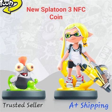 Buy Available Now! Splatoon 3 Amiibo Coin. Full set 3 piece Coins ...