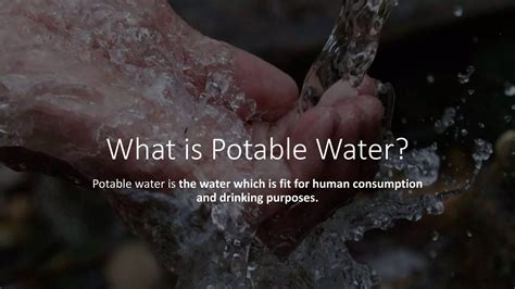 What Is Potable Water