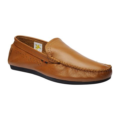 Buy BLAKE Genuine Leather Tan Casual Loafer for Men: BUCKAROO at Amazon.in