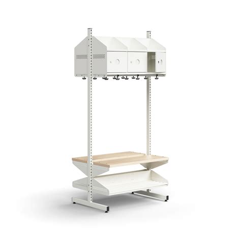 BIM objects - Free download! Cloakroom unit ENTRY, basic floor unit, 6 ...