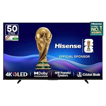 Hisense 126 cm (50 Inches) 4K Ultra HD Smart QLED TV | 48W Powerful ...