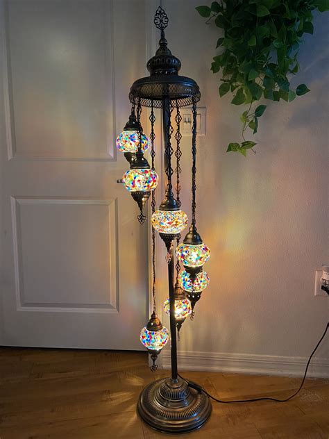 Handmade Turkish Floor Lamp 7 Globes for Sale in Pompano Beach, FL ...