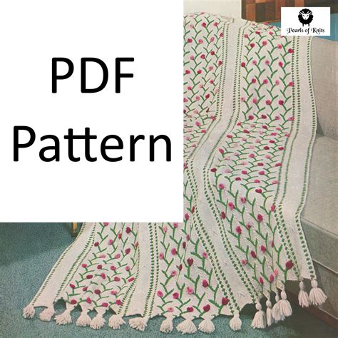 Image result for Knitted Rosebud Pattern