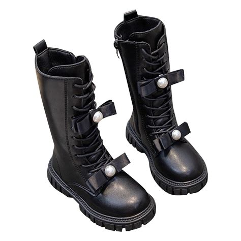 CHENge Girls Boots Size 3 Soft Comfort Breathable Fashion Knee High ...