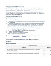 Image result for Assignment Overview