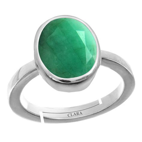 Buy Natural & Certified Emerald Panna Gemstone Rings – CLARA
