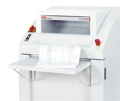 Aktenvernichter HSM Powerline 450.2 - 3.9 x 40 mm Partikelschnitt, 290 ...