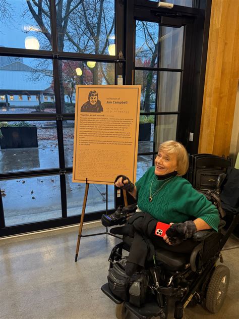 Congratulations and THANK YOU, Jan Campbell!! | Disability Rights Oregon