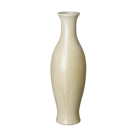 Off-white Ceramic Modern Vase at Lowes.com