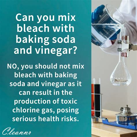 Can You Mix Bleach With Baking Soda and Vinegar? NO, Million Times - NO ...