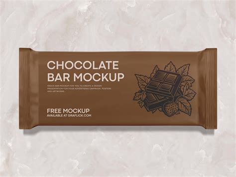 Free Candy / Chocolate Bar Packaging Mockup PSD - Good Mockups