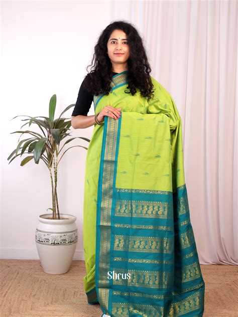 Green - Kalyani Cotton Saree