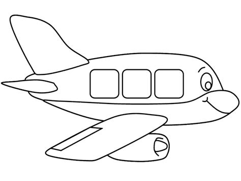 Plane #134883 (Transporte) – Dibujos para Colorear e Imprimir Gratis