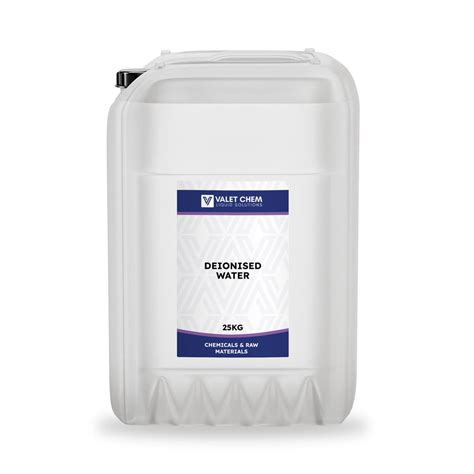 Buy Deionised Water (Distilled) UK | Free From Dissolved Solids | Valet ...