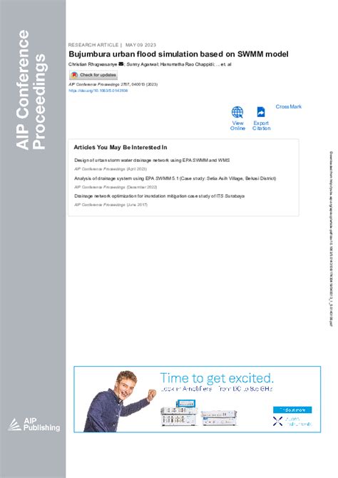 Image result for SWMM Simulation