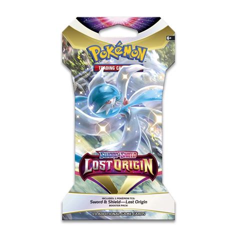 Pokémon TCG: Sword & Shield-Lost Origin Sleeved Booster Pack (10 Cards ...