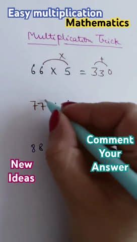 Image result for Math Double Multiplication Shorts Video