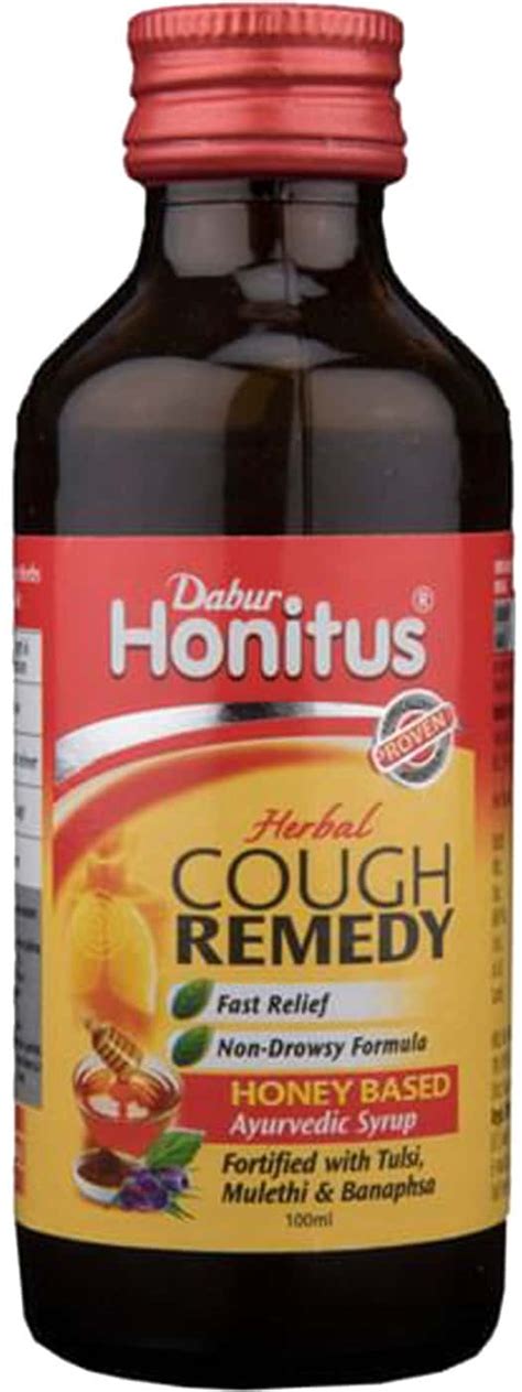 Buy DABUR HONITUS MIXED FRUIT SYRUP FOR COLD AND COUGH 100 ML Online ...