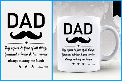 Father's Day Mug Design for Dad Graphic by Digital Panda · Creative Fabrica