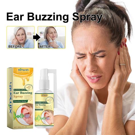 Ear Buzzing Spray 60ml, Tinnitus Relief for Ringing Ears, Tinnitus ...