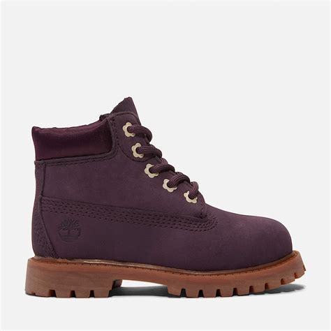Toddler Timberland® 6-Inch Waterproof Boots - Dark Purple | Timberland US