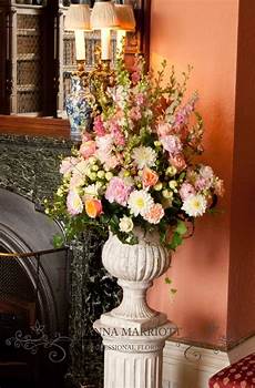 Wedding Flower Arranging by Pale Pink Pedestal Arrangement Wedding Wedding Flower Arranging