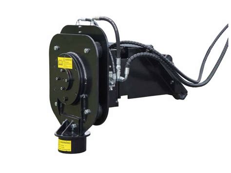 MINI LOADER: POST DRIVER Tagged "Attachments: Compact track loader ...